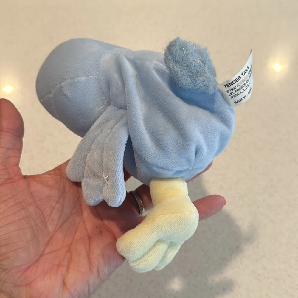 Precious Moments Tender Tails Baby Spring Blue Bird Plush Beanie